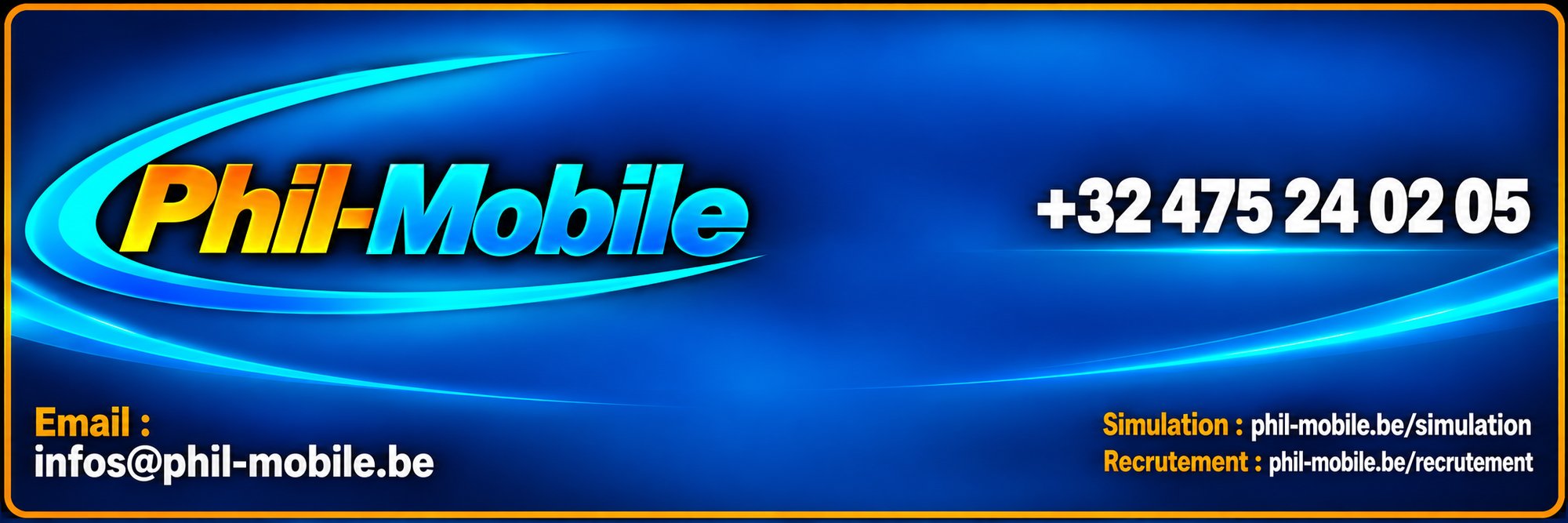 Phil-Mobile - Revendeur Officiel Orange & Eneco - +32 475 24 02 05